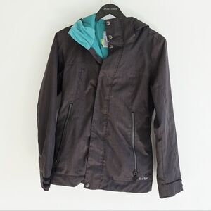Burton White Collection DRYRIDE Snowboard Dark Grey Jacket Women's Size XS